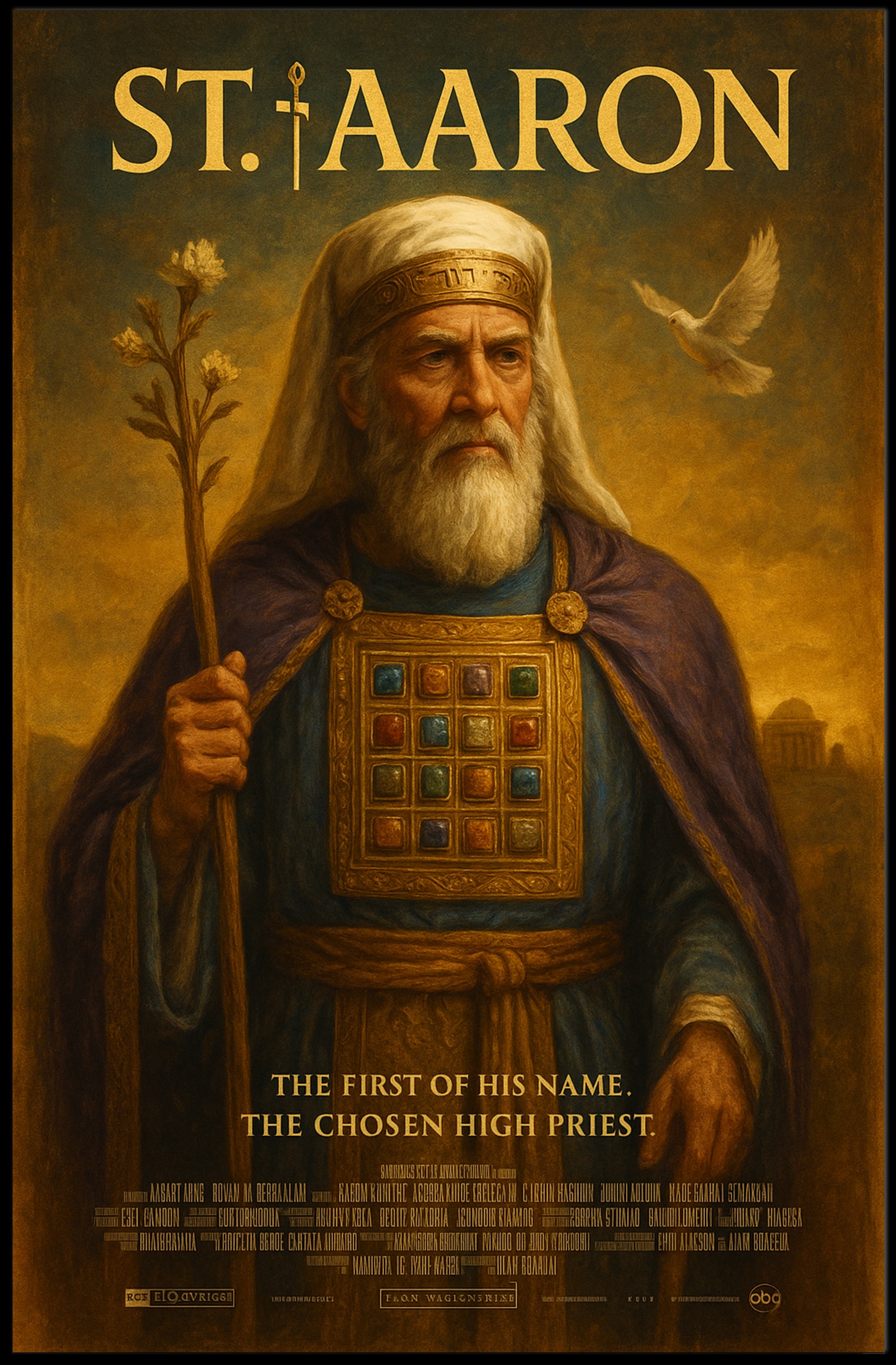St. Aaron The Chosen High Priest Poster PosterGoat