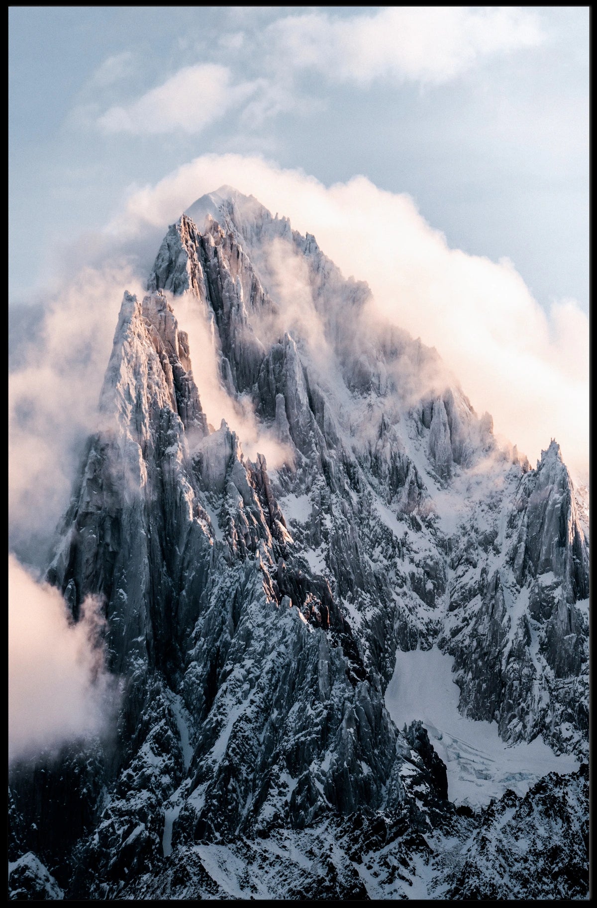 Majestic Mountain Peaks Poster