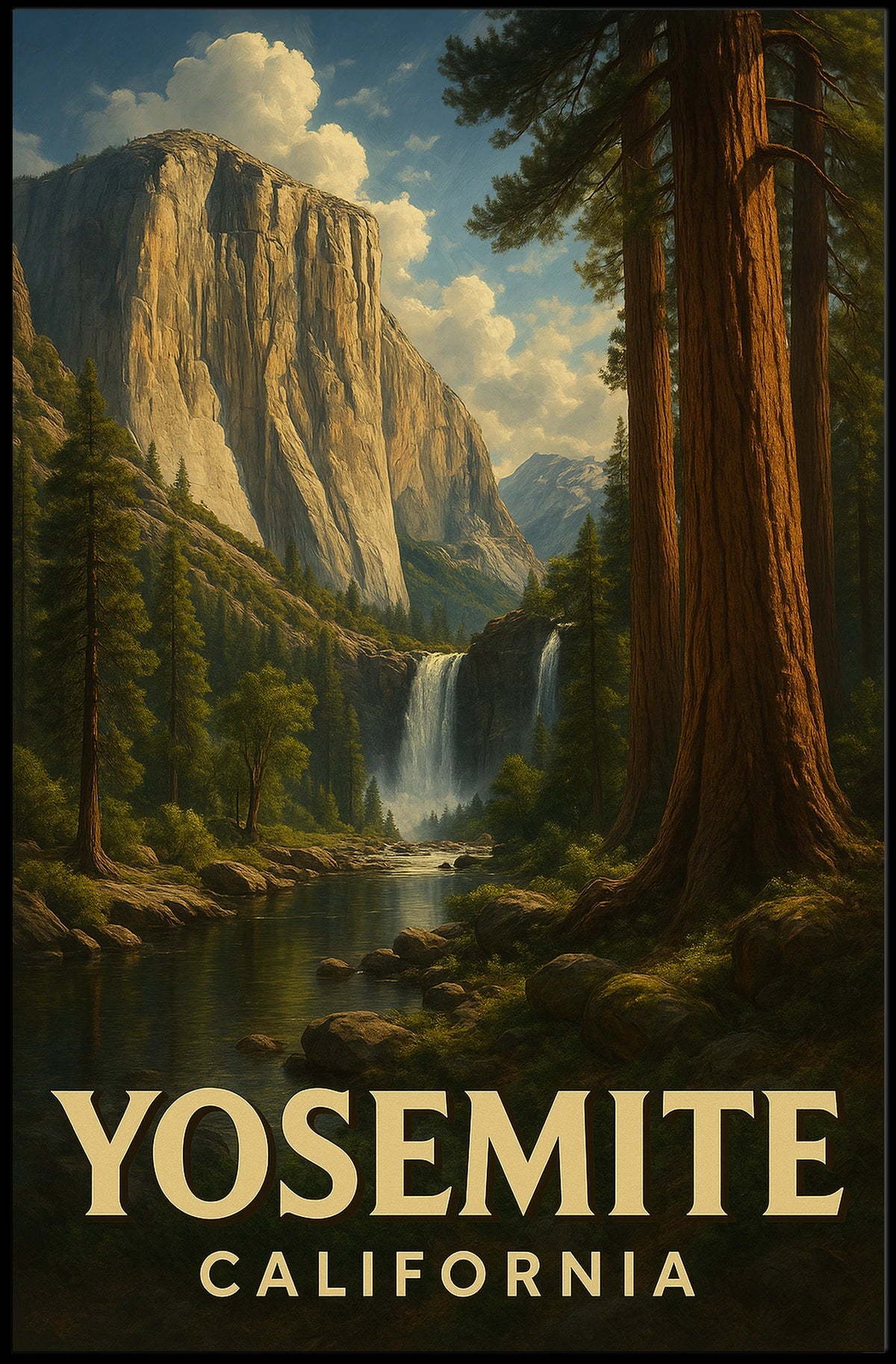 Yosemite National Park Poster