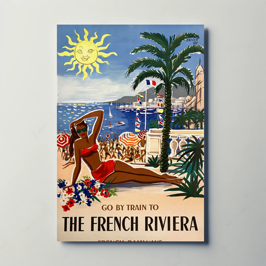 The French Riviera SNCF Travel Poster (1955)