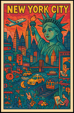 New York City Vibes Poster