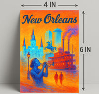 New Orleans Vibes Poster PosterGoat