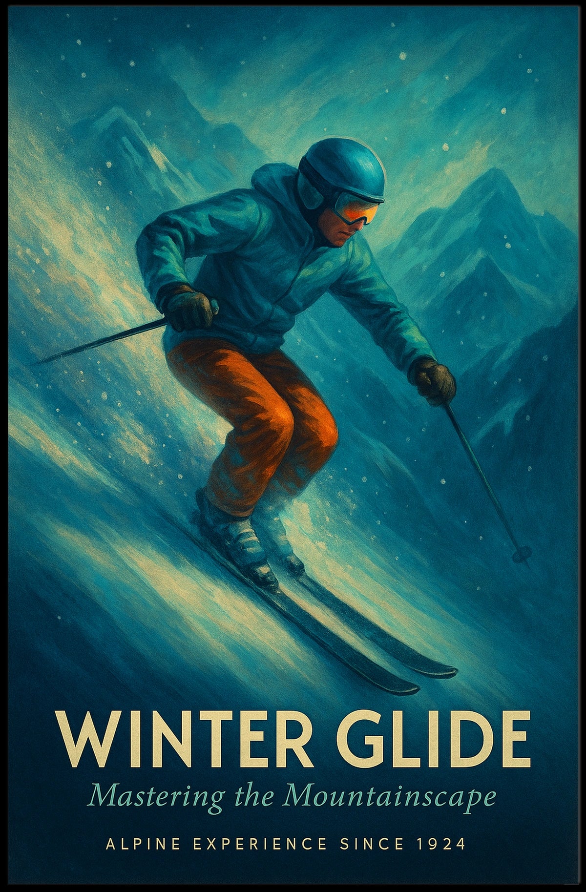 Winter Glide Poster