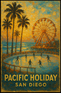 Pacific Holiday In San Diego Poster