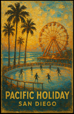 Pacific Holiday In San Diego Poster