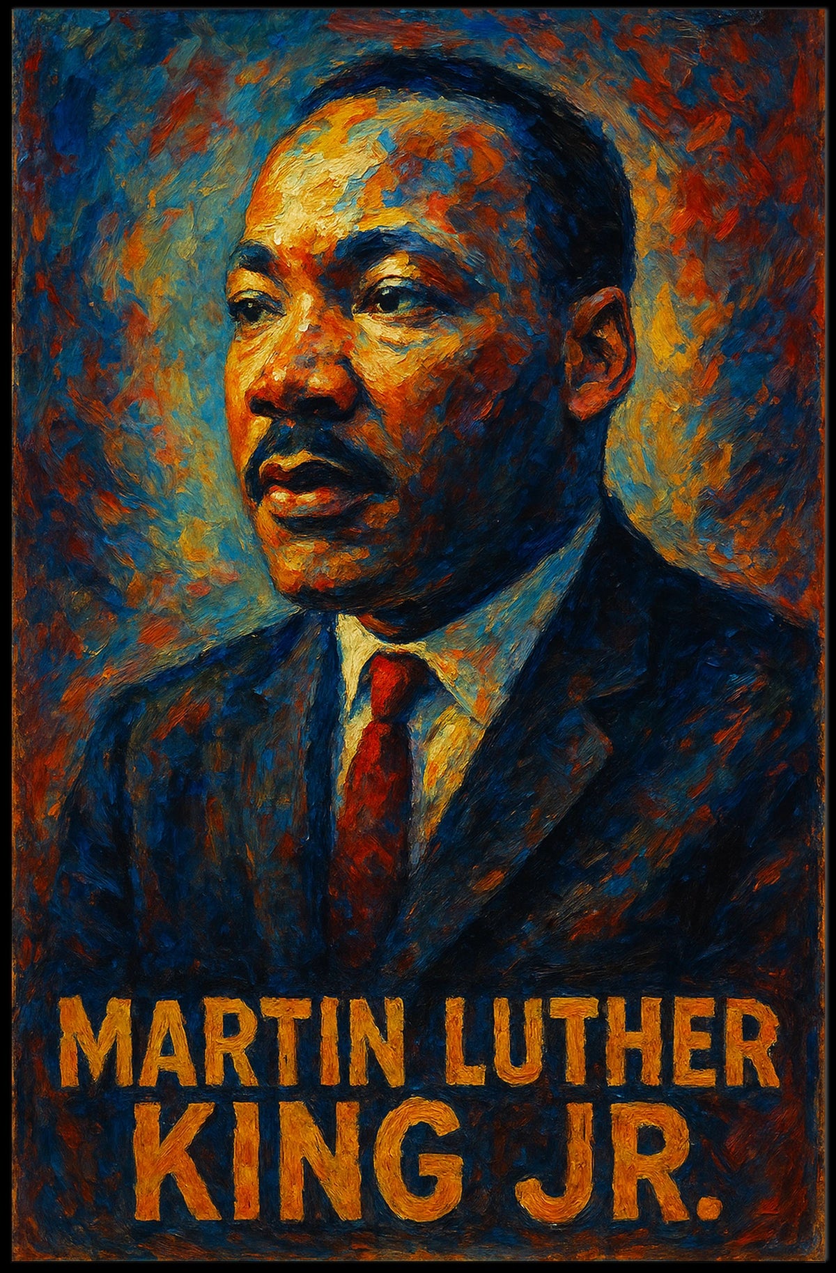 Martin Luther King Jr. Portrait Poster
