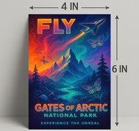 Experience the Unreal: Gates of the Arctic National Park Poster