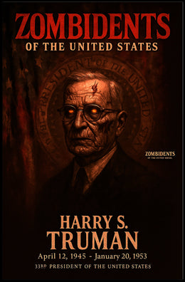 Harry S. Truman 33rd President of the United States Zombidents Poster Series