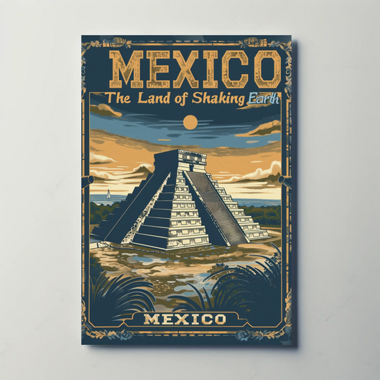 Mexico Chichen Itza Pyramid Heritage Poster Poster