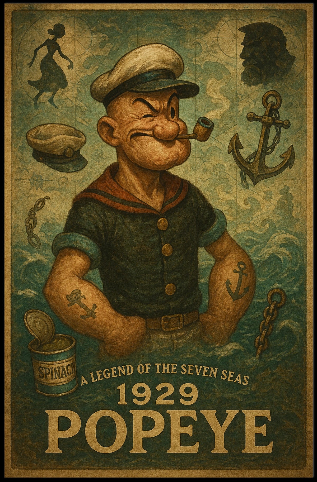 Popeye 1929 Art Poster POP-48