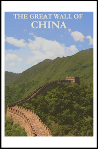 The Great Wall of China Travel Poster