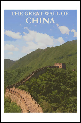 The Great Wall of China Travel Poster