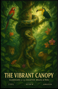 The Vibrant Canopy Poster