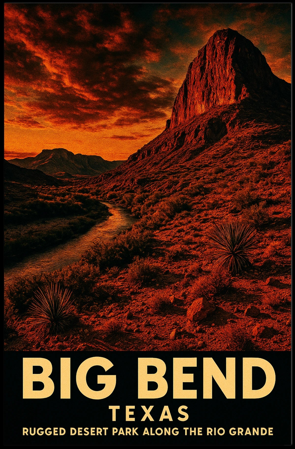 Big Bend, Texas Poster