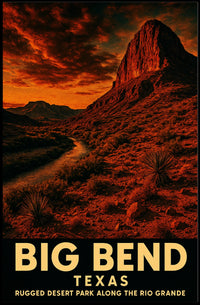 Big Bend, Texas Poster