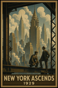 New York City 1929 Urban or Cityscape Poster PosterGoat