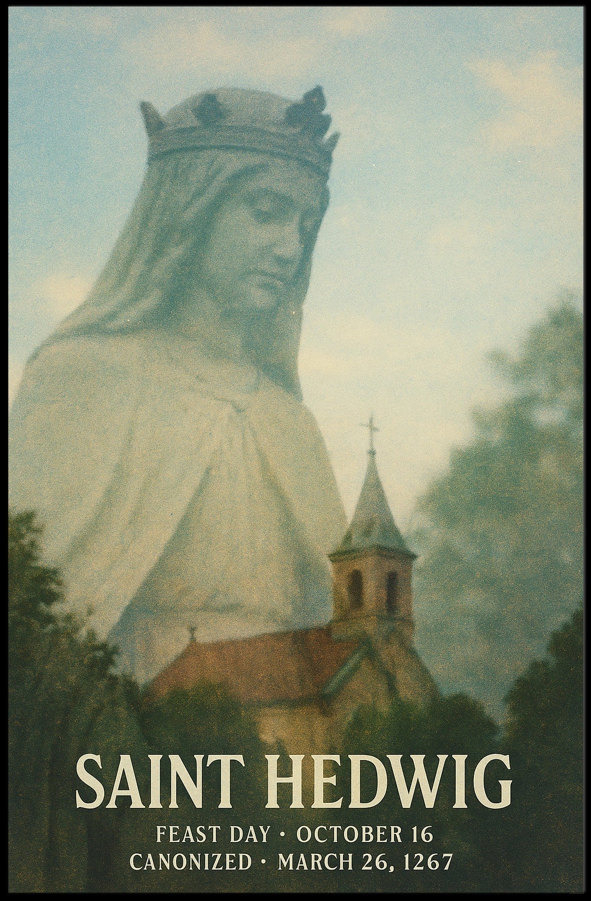 Saint Hedwig Commemoration Poster