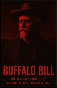 Buffalo Bill Portrait Historical or Presidential Poster