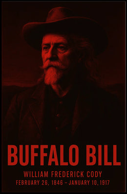 Buffalo Bill Portrait Historical or Presidential Poster