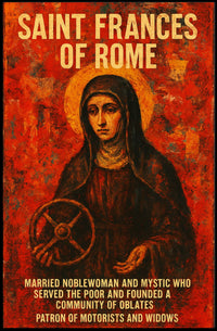 Saint Frances Of Rome Poster