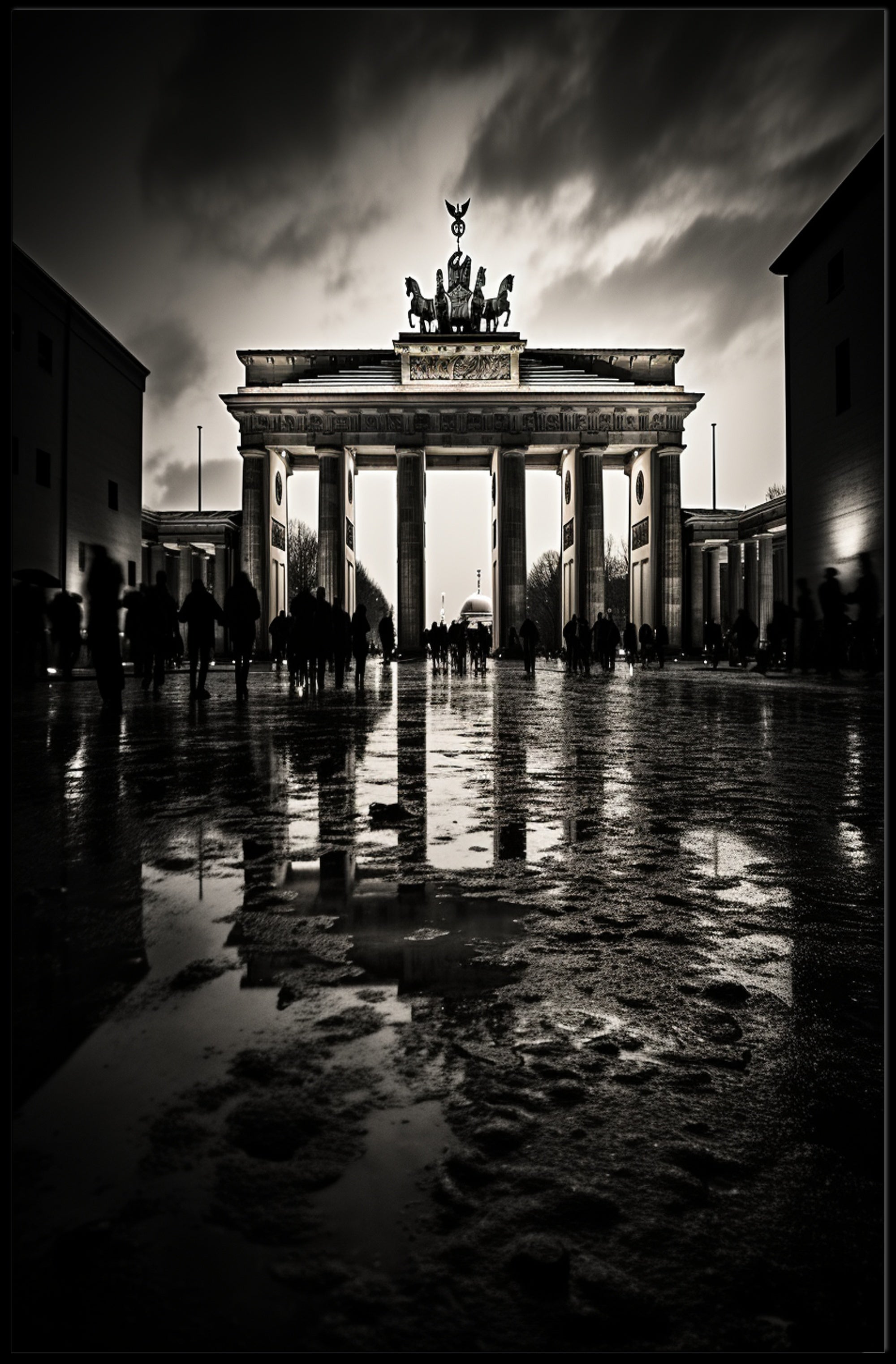 The Brandenburg Gate At Dusk Poster