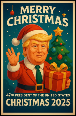 47th President Christmas 2025 Poster