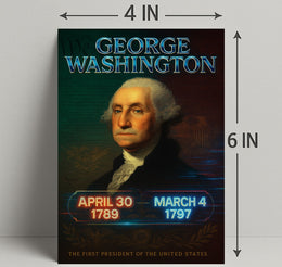 George Washington 1st President Poster PosterGoat