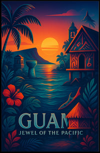 Guam Jewel of the Pacific Poster