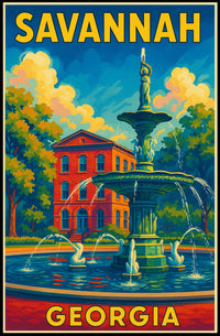Savannah, Georgia Poster