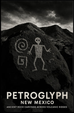 Petroglyphs Of New Mexico Poster