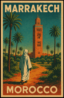 Marrakech Travel Poster