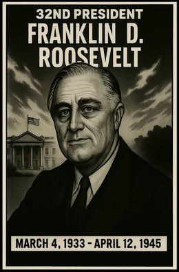 Franklin D. Roosevelt 32Nd President Poster