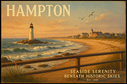 Hampton Seaside Serenity Wall Art Print