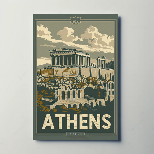 Athens Acropolis Poster