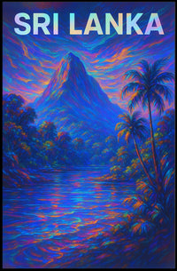 Sri Lanka Vibrant Landscape Poster