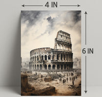 The Colosseum Echoes Of Ancient Rome Poster