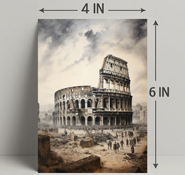 The Colosseum Echoes Of Ancient Rome Poster