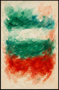 Abstract Watercolor Expression Abstract Poster