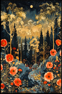 Enchanted Nightscape Wall Art Print