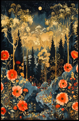Enchanted Nightscape Wall Art Print