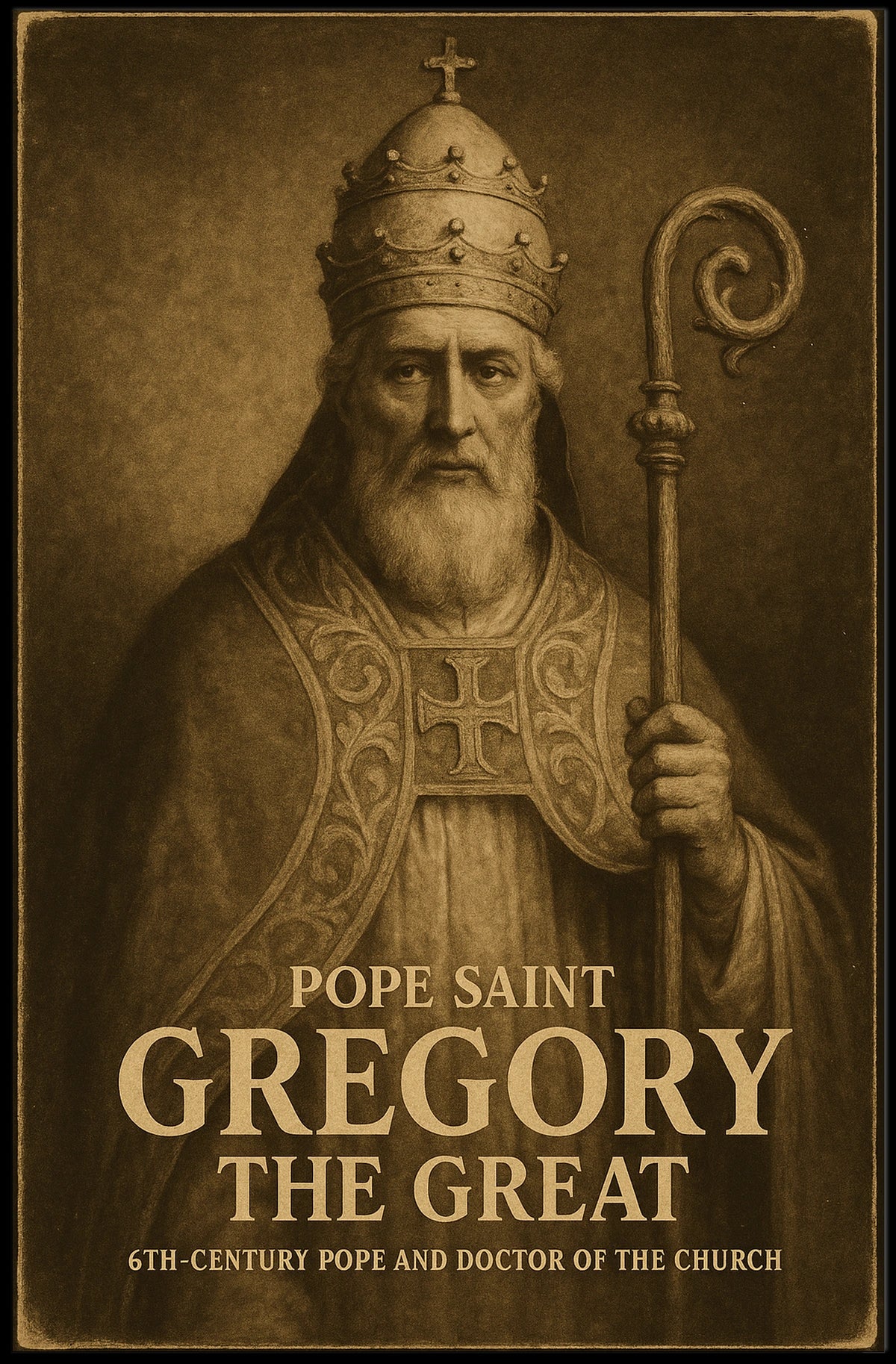Pope Saint Gregory The Great Poster
