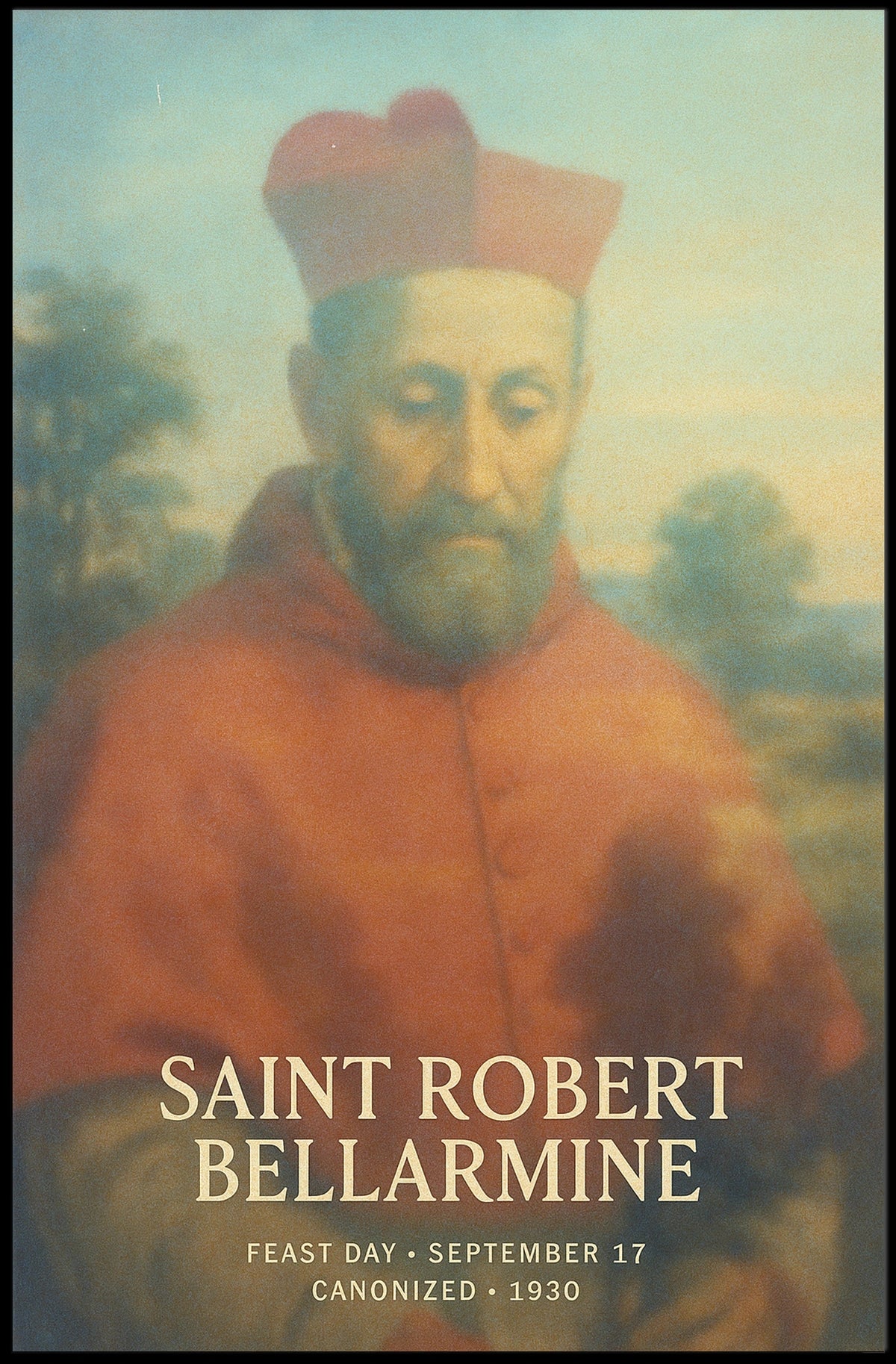 Saint Robert Bellarmine Poster