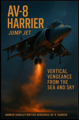 Harrier Jump Jet Aviation Art Poster
