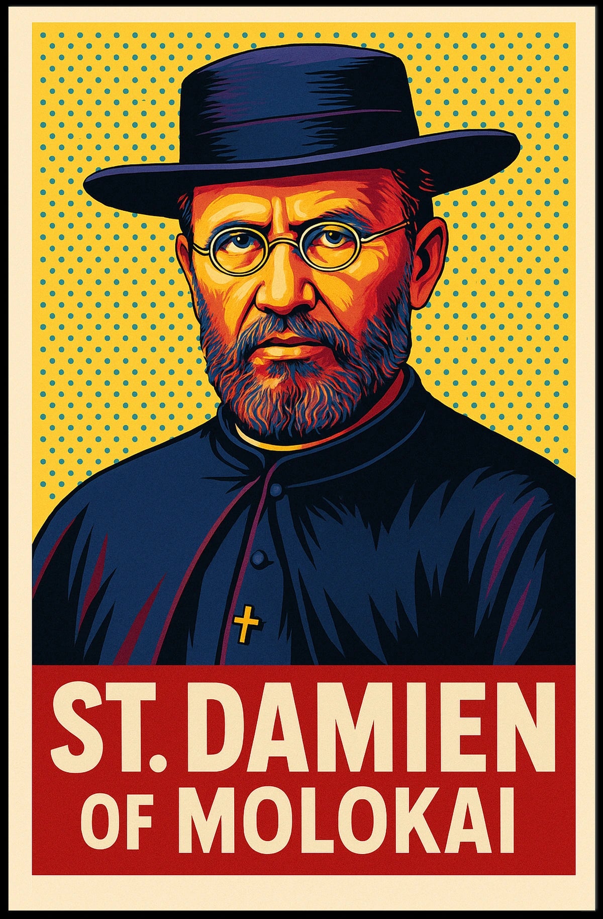 St. Damien of Molokai Poster
