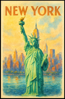 New York The Statue of Liberty Poster