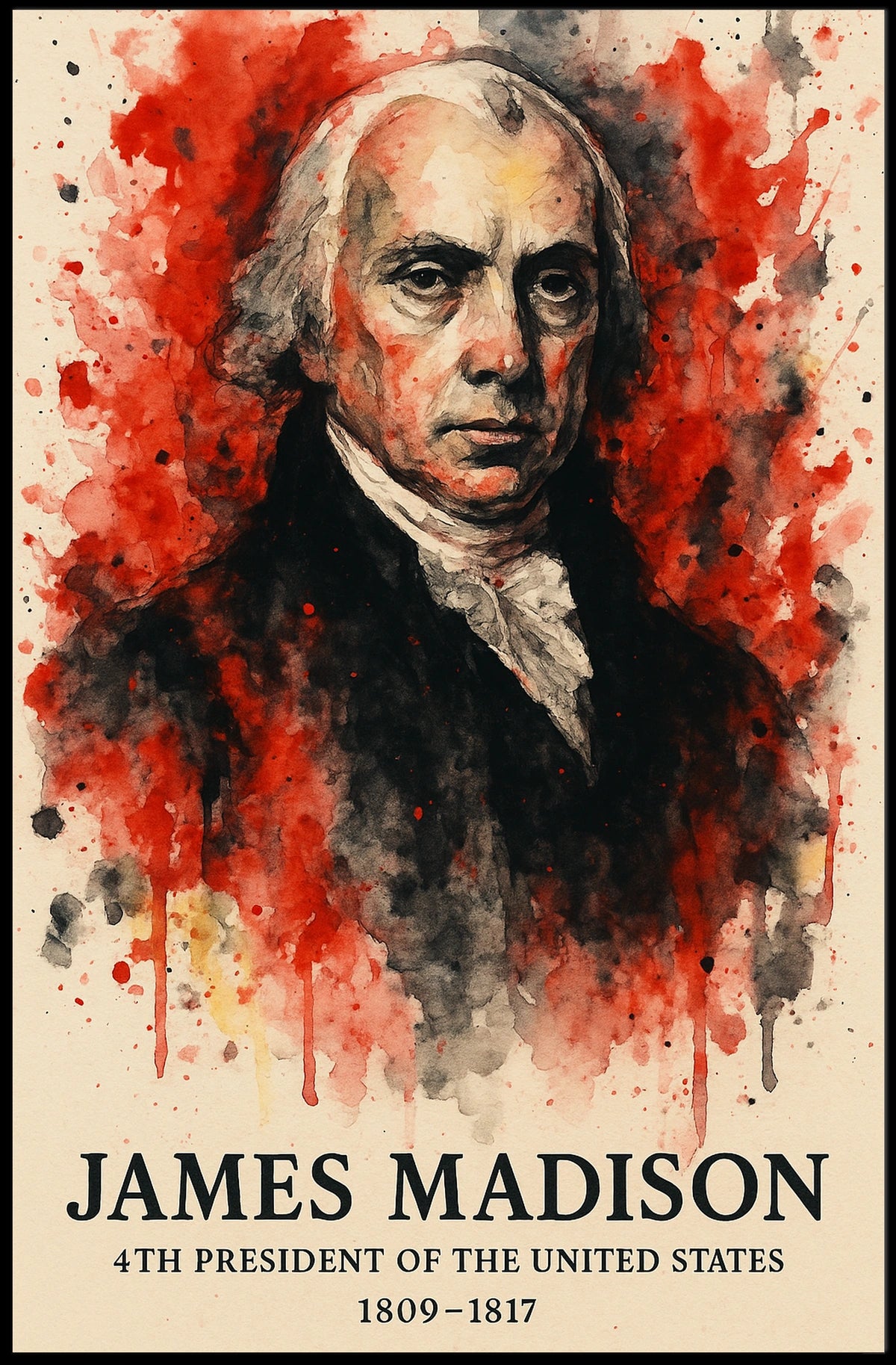 James Madison 4Th President Poster