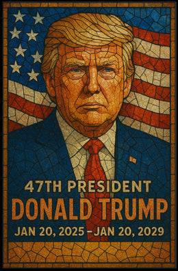 Donald Trump 47th President Poster