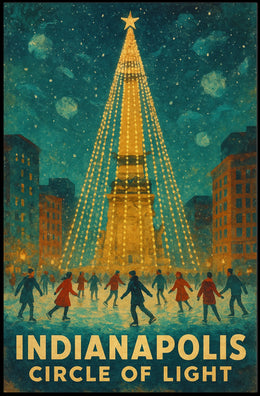 Indianapolis Circle of Light Poster