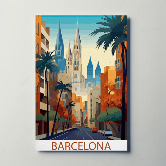 Barcelona Spain Poster