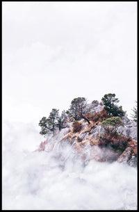 Misty Mountain Serenity Poster